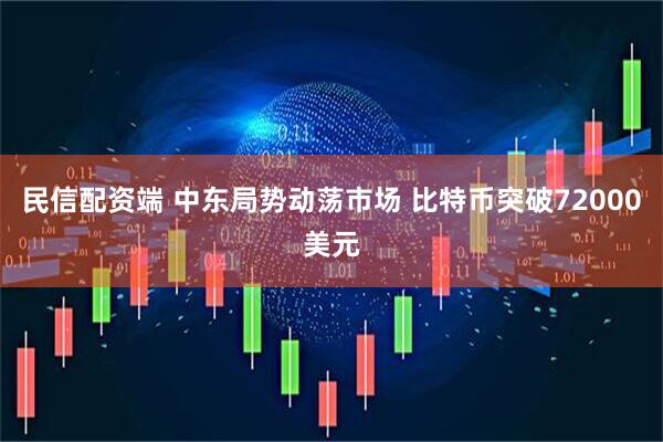 民信配资端 中东局势动荡市场 比特币突破72000美元